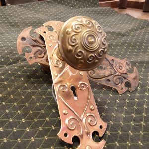 Hearts and Vines Door Knob Set