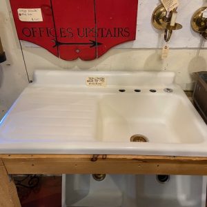 Single Basin Sink with Drain Board