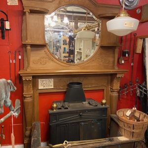 1880s Mirrored Mantel