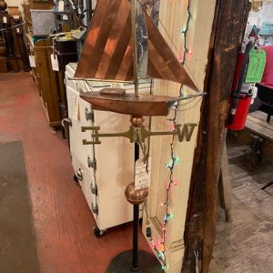 Copper Sailboat Weathervane sold