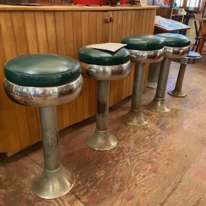 Diner Stools from the Oasis Diner