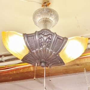 Art Deco Slipper Shade Light