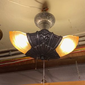 Art Deco Slipper Shade Light