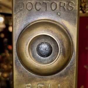 Doctor's brass push / call button