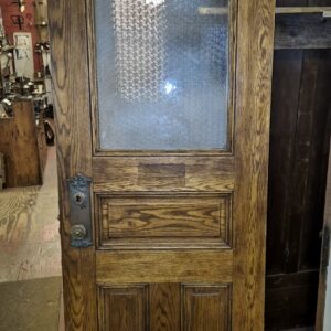 Oak Privacy Entry Door