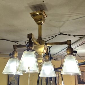 Craftsman four arm ceiling light